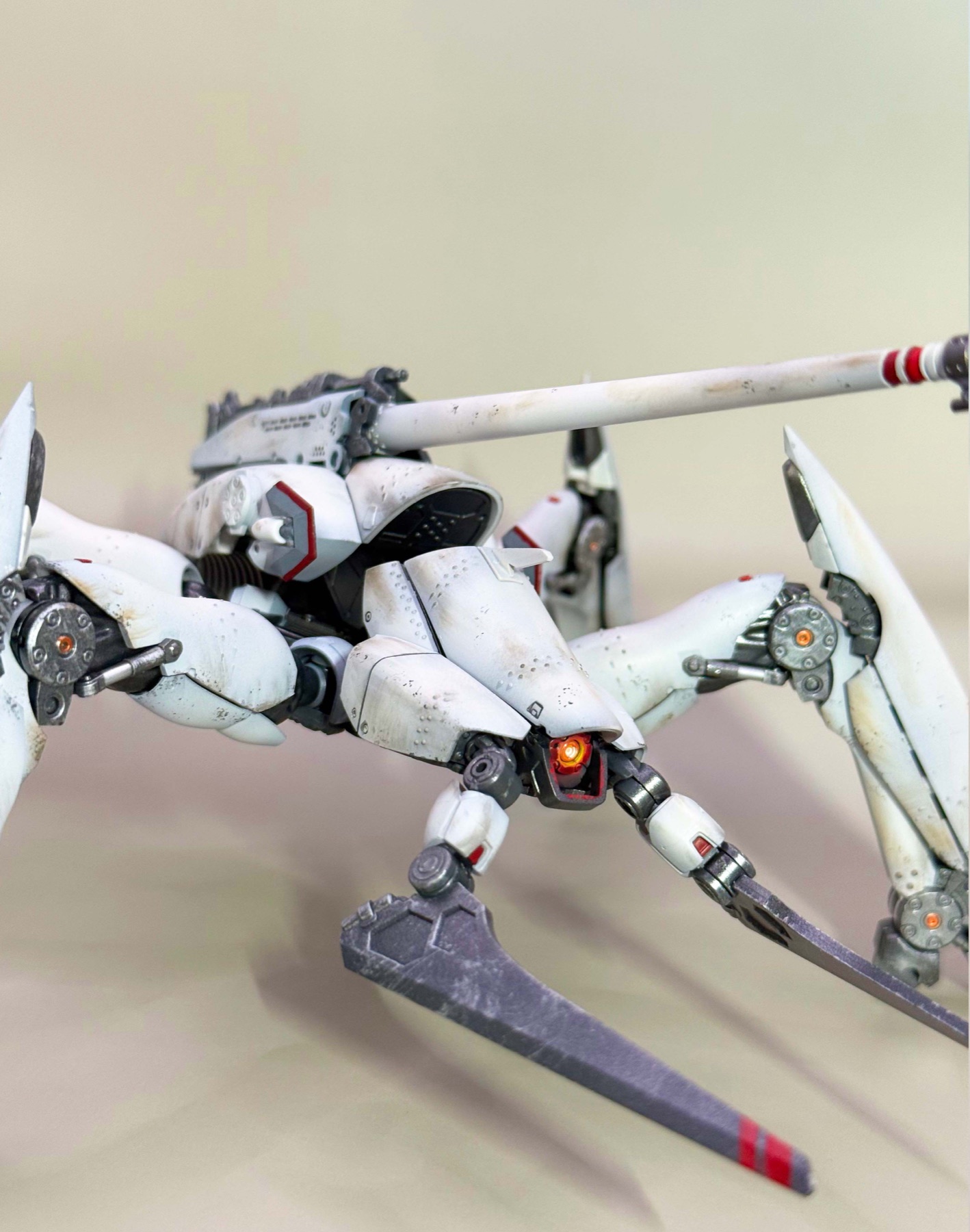 Reginleif, detail of the legs and weathering
