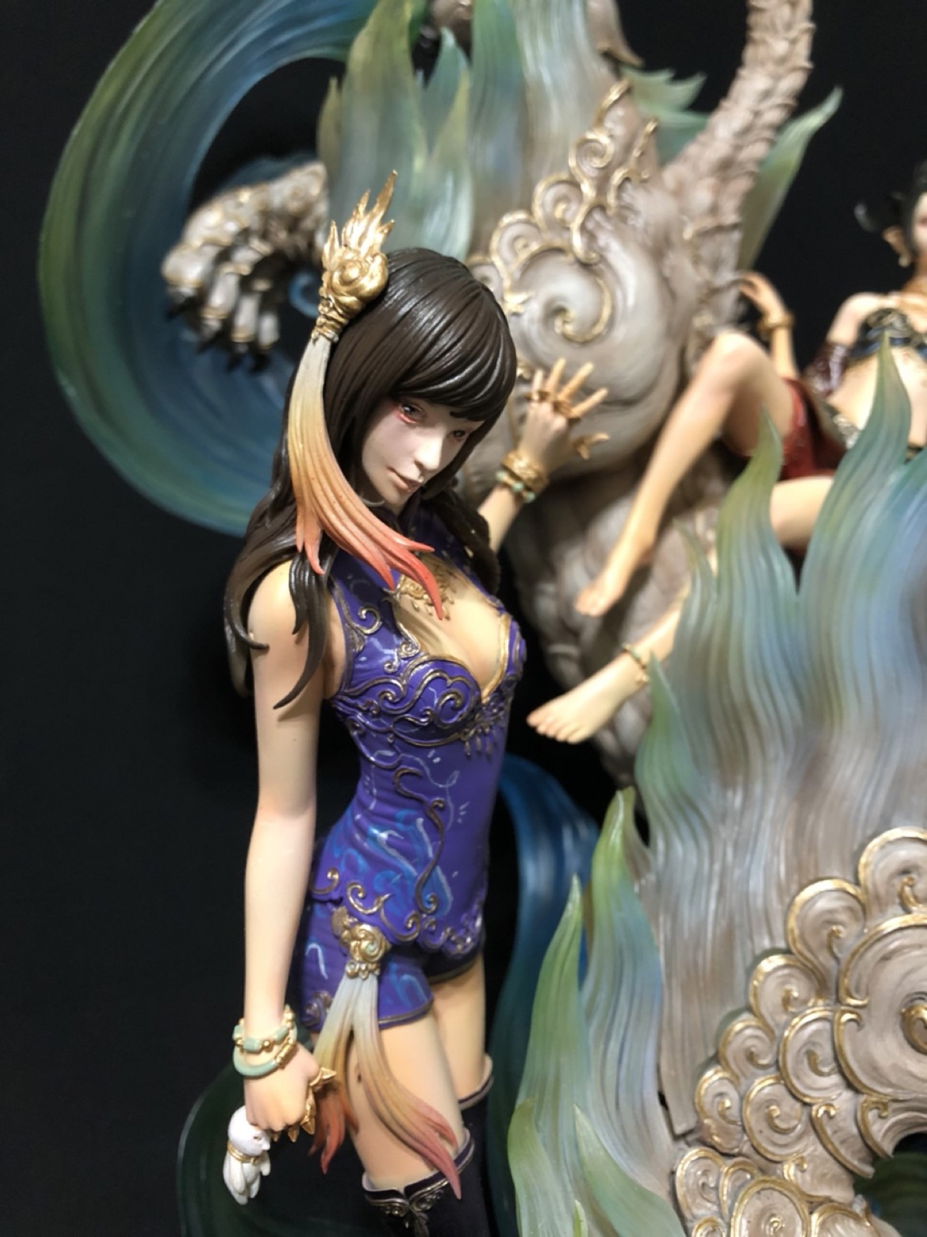 西宮白虎 White Tiger of the West, detail of the figure