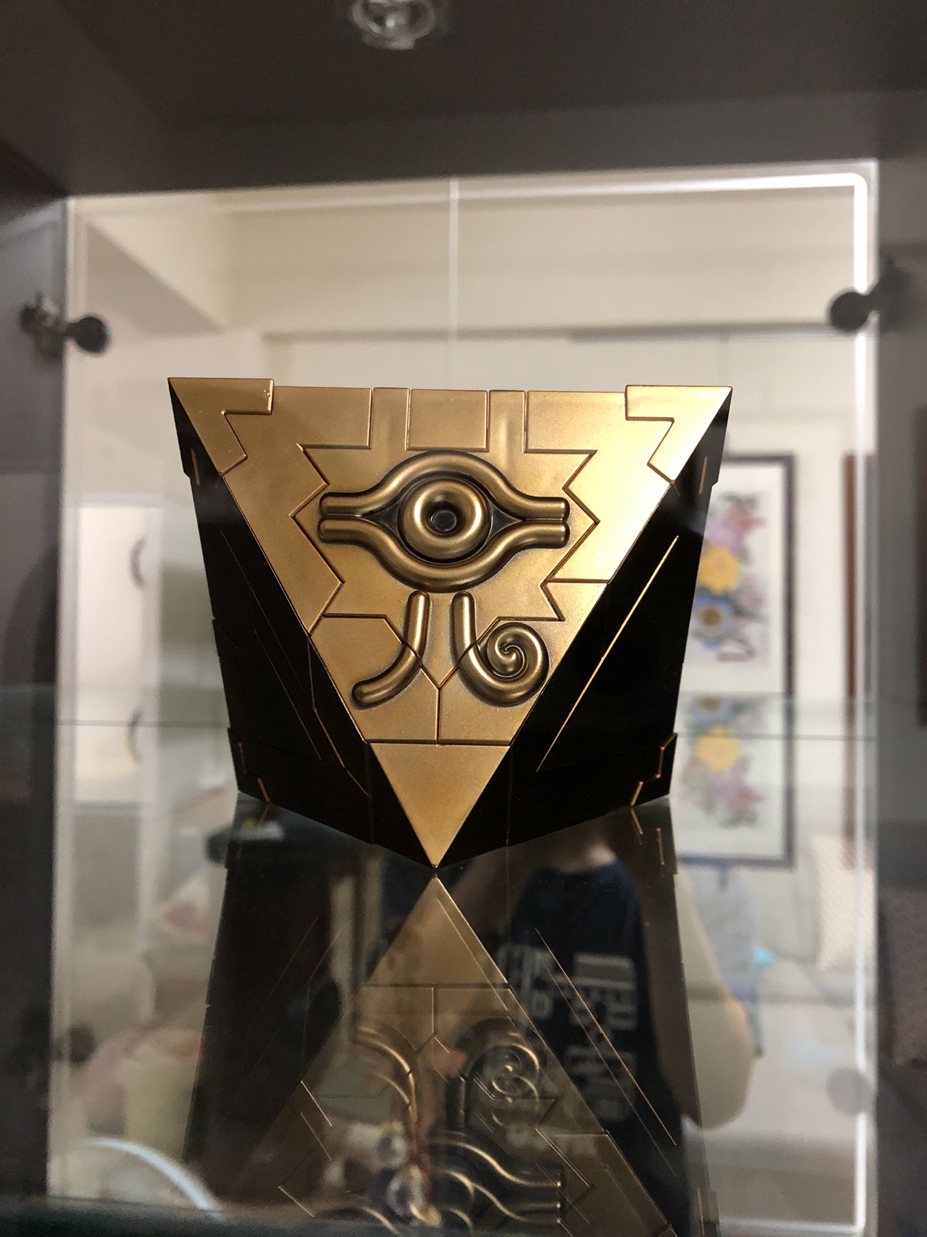 Millennium Puzzle, painted gold